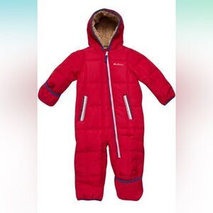 NWOT Ben Sherman Snowsuit Polar Fleece Lined w/ Sherpa Fur Hood 6-9 months